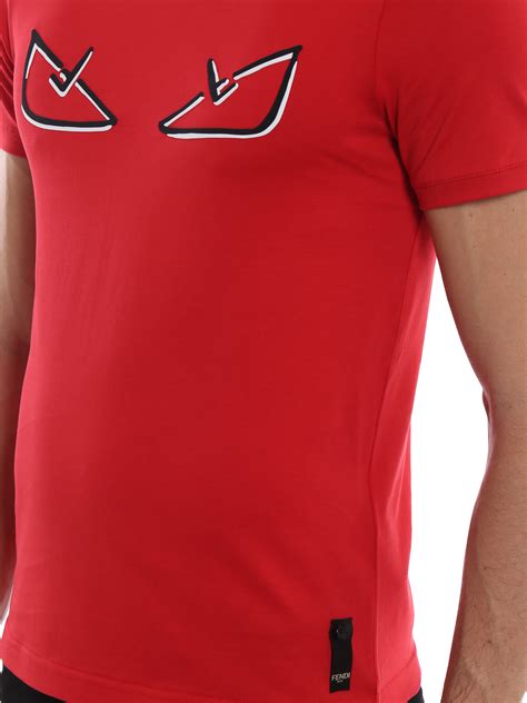 fendi eyes red shirt|fendi t shirt i offer.